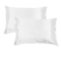 Thumbnail for Accessorize 300TC Deluxe Essentials Satin Standard Pillowcases White