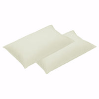 Thumbnail for 500TC Pair of Cotton Standard Pillowcases Vanilla