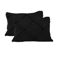 Thumbnail for Accessorize 2 Pce Puffy Standard Pillowcases Black