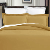 Thumbnail for Grand Aterlier Pima Cotton Royal Gold Quilt Cover Set King