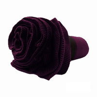 Thumbnail for Accessorize Double Ruffle Throw Plum