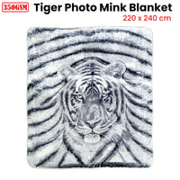 Thumbnail for J.Elliot Home 350gsm Tiger Photo Mink Blanket