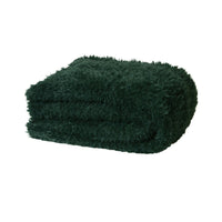 Thumbnail for J.Elliot Home Eve Fur Knitted Throw Eden Green