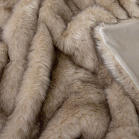 Thumbnail for J Elliot Home Brown Fox Luxury Faux Fur Throw 130 x 160cm