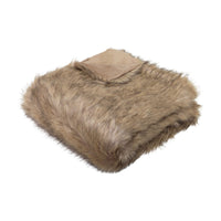 Thumbnail for J.Elliot Home Grizzly Brown Faux Fur Throw