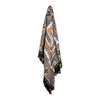 Thumbnail for J Elliot Home Kasbah Luxury Fringe Throw 130 x 160cm Black