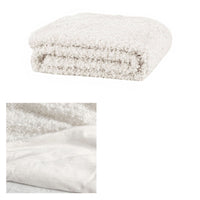 Thumbnail for J.Elliot Home Lyla Faux Sheep Fur Throw Rug Ivory