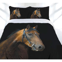 Thumbnail for Just Home Dark Rider Quilt Cover Set Single