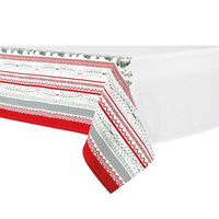 Thumbnail for Ladelle Wonderful Christmas Xmas Festival Cotton Tablecloth Oblong 10 Seater 150 x 265 cm