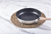 Thumbnail for Kylin 304 Stainless Steel Mousse Frying Pan 24cm