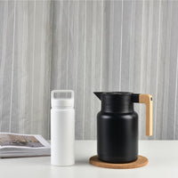 Thumbnail for Kylin 304 Stainless Steel Japanese Vaccum Jug 1.3L - Black