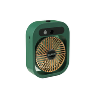 Thumbnail for JY Ice Fog USB Air Conditioning Mist Humidfier Mini Fan - Green