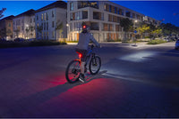 Thumbnail for FischerBicycle Rear Light with 360 Floor Light for More Visibility and Protection, Rechargeable Battery