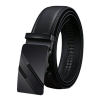 Thumbnail for Genuine Leather Belt Men's Plate Reversible Buckle Business Dress Belts