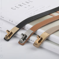 Thumbnail for Luxury Cow Leather Women Waist Belt Slim Corset Strap Dress Shirt Belt