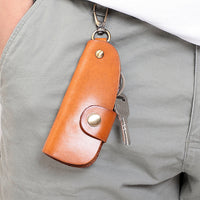 Thumbnail for Genuine Leather Wallet Purse Bag Case Holder Key Ring Pouch Bag Safe Hanger