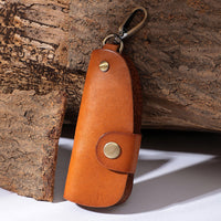 Thumbnail for Genuine Leather Wallet Purse Bag Case Holder Key Ring Pouch Bag Safe Hanger