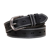 Thumbnail for Classic Leather Belts for Women, Joyreap Genuine Leather Womens Belts Alloy Pin Buckle (Black)