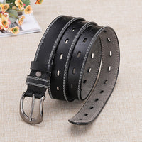 Thumbnail for Classic Leather Belts for Women, Joyreap Genuine Leather Womens Belts Alloy Pin Buckle (Black)