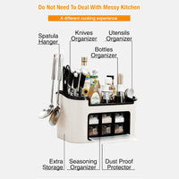 Thumbnail for Multifunction Kitchen Utensils Condiment Storage Rack Seasoning Storage Box