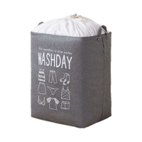 Thumbnail for Ex-Large Capacity Collapsible Laundry Basket Foldable Washing Bin Hamper Linen