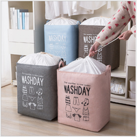 Thumbnail for Ex-Large Capacity Collapsible Laundry Basket Foldable Washing Bin Hamper Linen