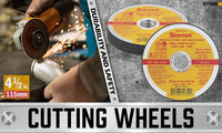 Thumbnail for 12x 4.5inch 115mm Angle Grinder Cutting Discs Thin Cut Off Wheel Steel Stainless