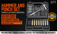 Thumbnail for 19Pc Hammer & Punch Set Brass / Roll Pin Punch Gun Builder Gunsmith Maintenance