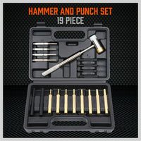 Thumbnail for 19Pc Hammer & Punch Set Brass / Roll Pin Punch Gun Builder Gunsmith Maintenance