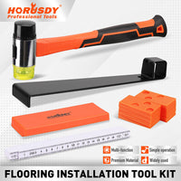 Thumbnail for HORUSDY 48Pc Laminate Wood Flooring Installation Kit Tapping Block Rubber Mallet