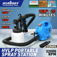 Thumbnail for Electric Paint Sprayer Gun 650W DIY Spray Staion HVLP Portable Machine