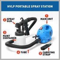 Thumbnail for Electric Paint Sprayer Gun 650W DIY Spray Staion HVLP Portable Machine