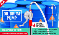 Thumbnail for Aluminium Rotary Drum Pump Diesel Fuel Kero Oil Petrol 44 Gallon Drum Hand Pump