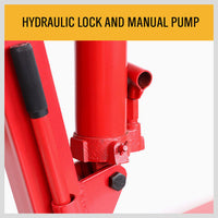 Thumbnail for Engine Crane 2 Ton Hydraulic Hoist Folding Shop Mobile Lifter Workshop Lift