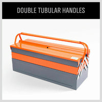 Thumbnail for 5-Tray Steel Cantilever Tool Storage Box Portable Parts Organiser Carry Holder