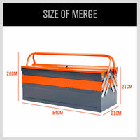 Thumbnail for 5-Tray Steel Cantilever Tool Storage Box Portable Parts Organiser Carry Holder