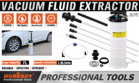 Thumbnail for HORUSDY 7L Manual & Pneumatic Oil Extractor Waste Fluid Transfer Pump Suction