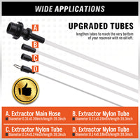 Thumbnail for HORUSDY 7L Manual & Pneumatic Oil Extractor Waste Fluid Transfer Pump Suction