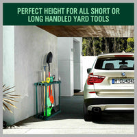 Thumbnail for Rolling Garden Tools Storage Rack Long Short Handles Organizer Holders Fits 40