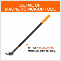 Thumbnail for Large Magnetic Pick Up Tool Extra Long Telescopic Hold 30kg Extensible 60-100cm