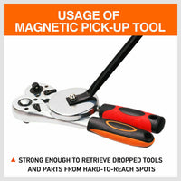 Thumbnail for Large Magnetic Pick Up Tool Extra Long Telescopic Hold 30kg Extensible 60-100cm