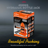 Thumbnail for 4-Ton (8,000 LBs) Hydraulic Bottle Jack Heavy Duty Car Lifter with Safety Valve