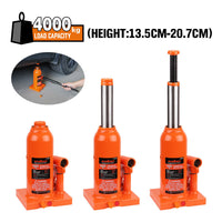 Thumbnail for 4-Ton (8,000 LBs) Hydraulic Bottle Jack Heavy Duty Car Lifter with Safety Valve