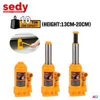 Thumbnail for 10 Ton Hydraulic Bottle Jack w/Safety Valve Car Van Truck Caravan Lift SUV 4WD