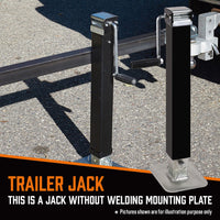 Thumbnail for 4x Trailer Caravan Canopy Jack Leg Stand Heavy Duty 3175KG 7000lbs Side Handle