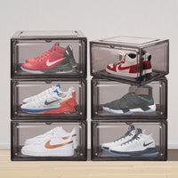 Thumbnail for 5Pcs Premium Acrylic Shoe Box Sneaker Display Storage Case  Boxes Magnetic Door Au