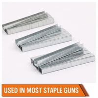 Thumbnail for 2000Pc Door Shaped Staples Heavy Duty Nails Staple Gun Stapler Refills 8/10/12mm