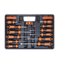 Thumbnail for 33Pc Magnetic Screwdriver Set Phillips Slotted Pozidrive Torx Power Bits Holder