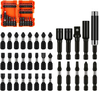 Thumbnail for 34Pc Impact Screwdriver Bit Set Nut Driver Magnetic Drill Holder Quick Release