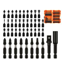 Thumbnail for 42Pc Impact Screwdriver Bit Set Magnetic Drill Holder Socket Drilling Adapter